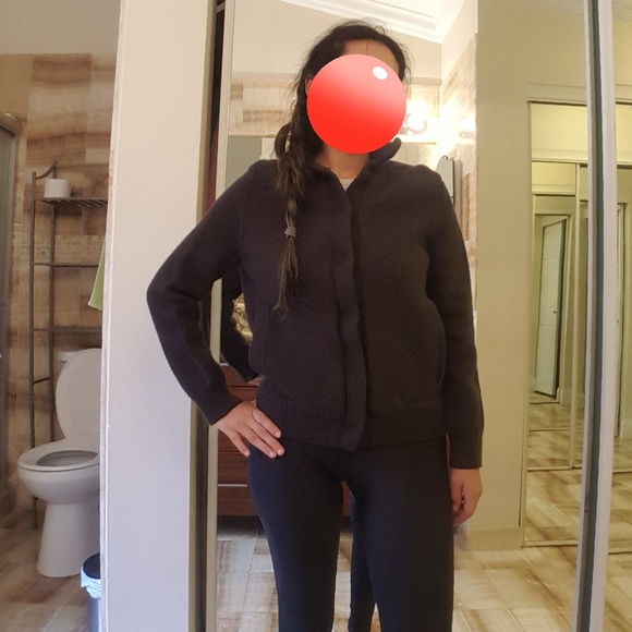 BANANA REPUBLIC fine merino wool bomber jacket XS - Picture 3 of 7